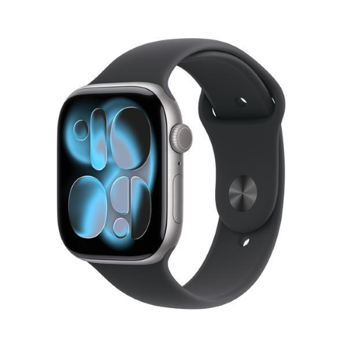 APPLE WATCH SERIES 11 GPS + CELLULAR 5G 46mm CASSA ALLUMINIO GRIGIO SIDERALE CON SPORT BAND NERO - S/M